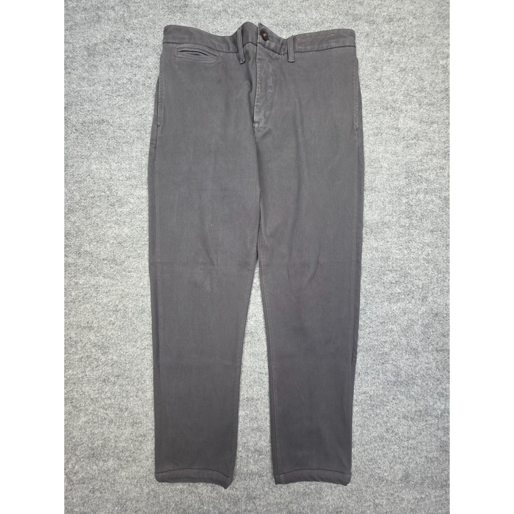 KATO Brand Axe Trouser Jean FITS 32 x 26 Gray SLIM ANKLE Gray Terry Cotton